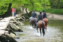 hike or drive to Tarr Steps
