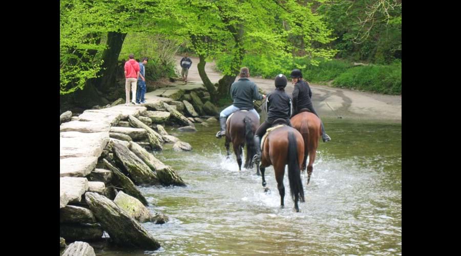 hike or drive to Tarr Steps
