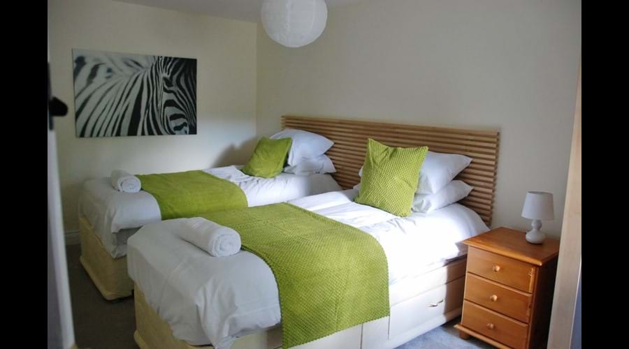 third bedroom with twin or kingsize options