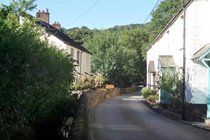 short walk along the mill stream to the shops