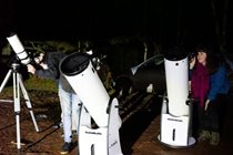 telescopes at the Dark Sky Reserve