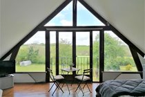 Gables panoramic window overlooking the beautiful Normandie-Maine Naturel Parc