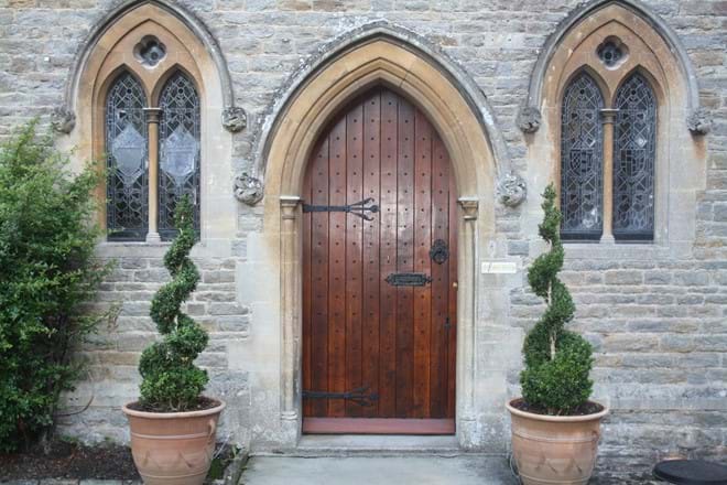 The Front Door to The Rectory Lacock