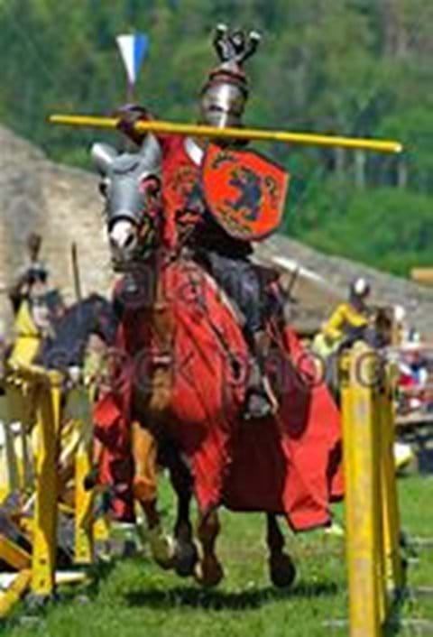 Jousting at the Medieval Festival