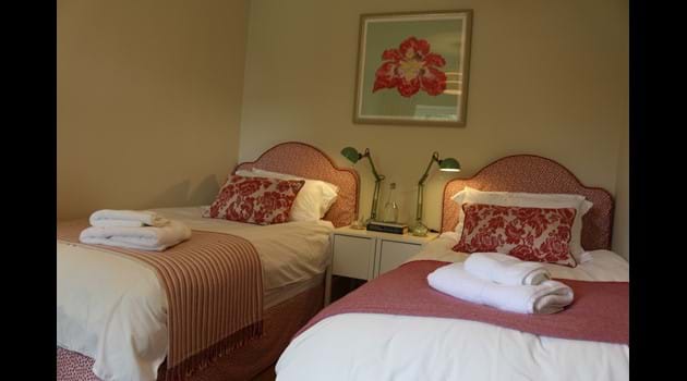 The second bedroom - this can be arranged as either two large twins or a super-kingsized double