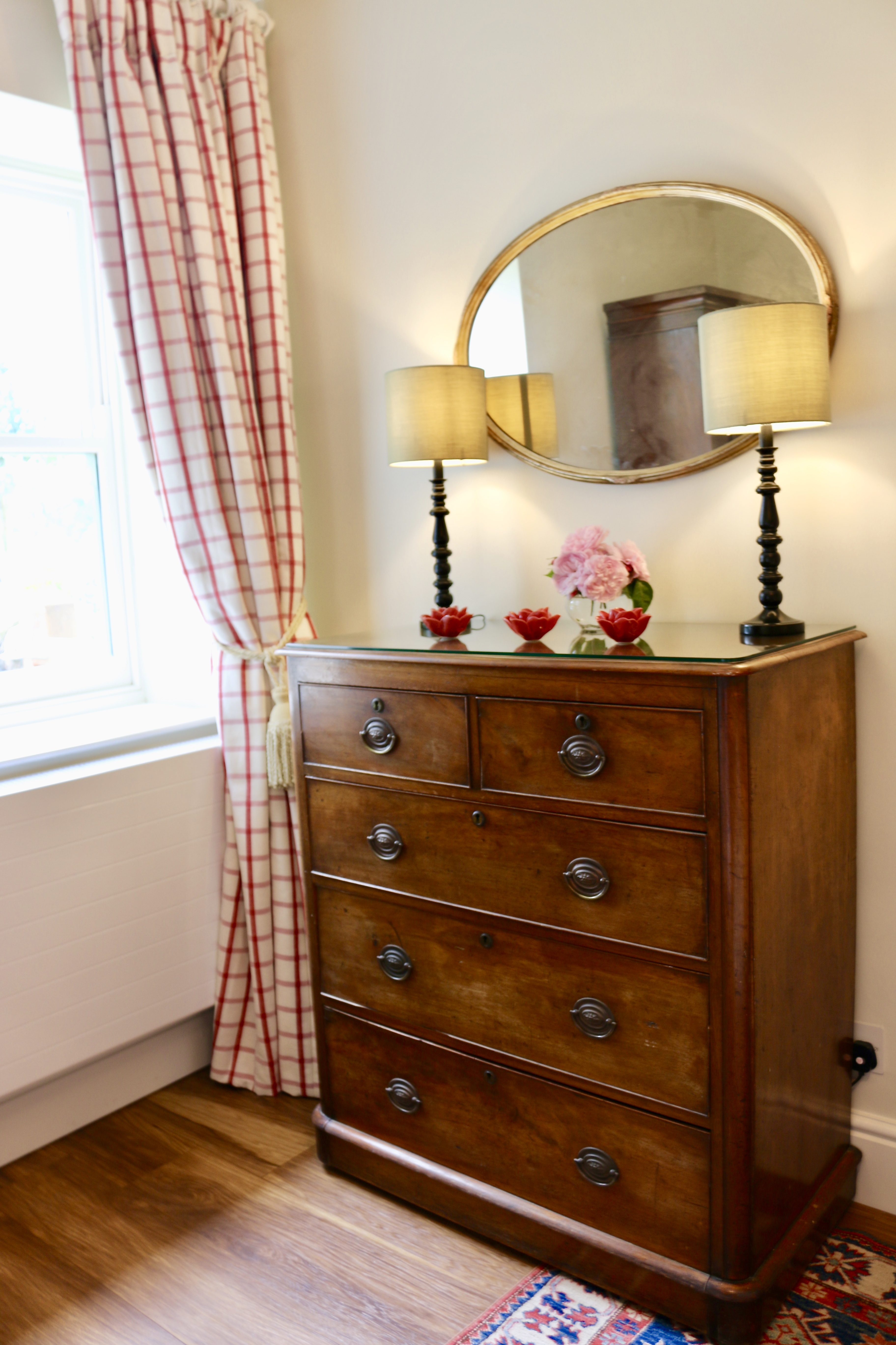 The second bedroom - with garden views