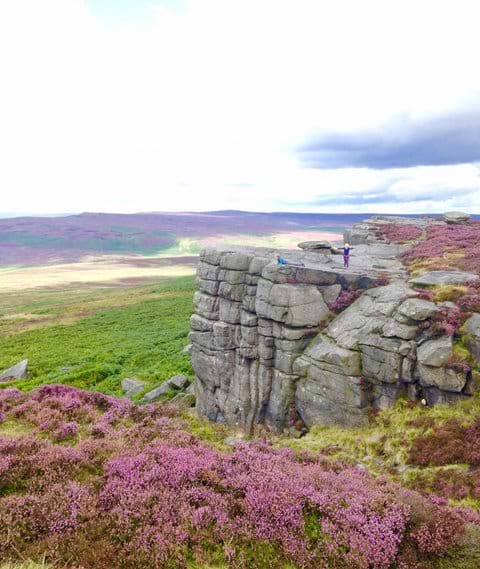 Purple Moorlands - Stanage Edge