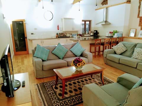 Open plan living area