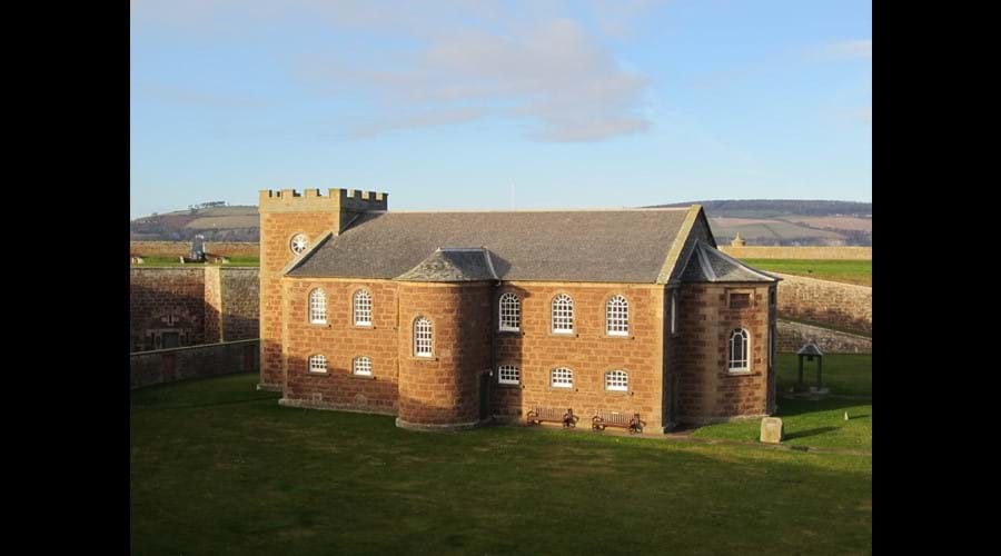 A good day out without having to drive is Fort George, reached along the shore path from the cottage