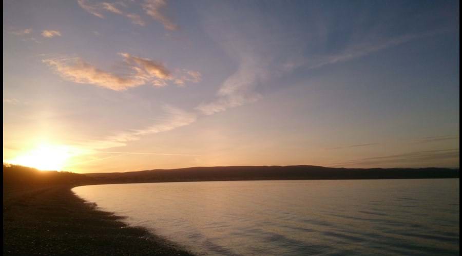 Ardersier sunrise from Ardersier common looking over the Moray Firth