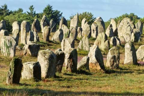 The menhirs at Carnac
