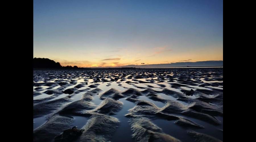 Amazing shot across Appley beach towards Ryde