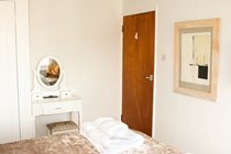 Top floor front bedroom has a dressing table to sit at. So who IS the fairest one of all?