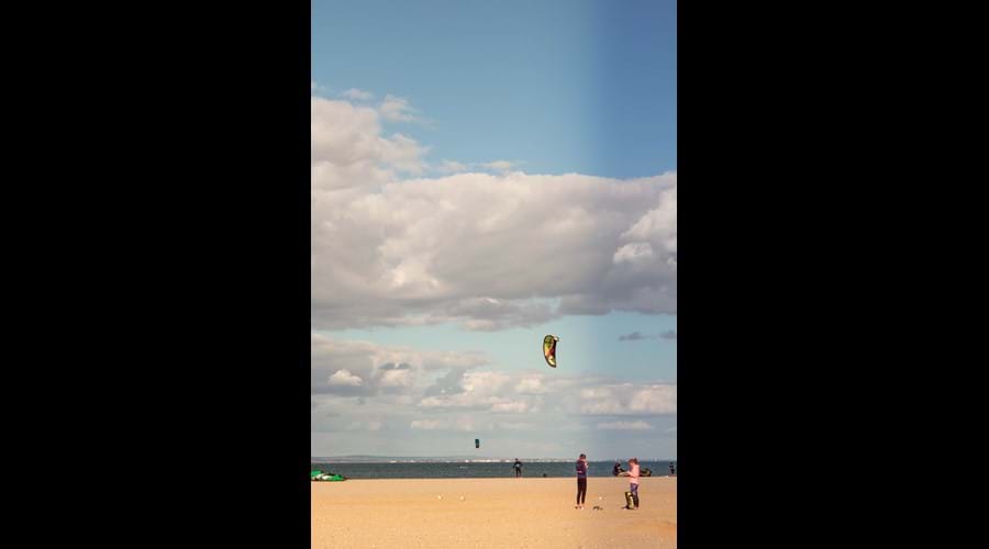 Para-surfing on Ryde beach