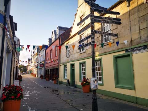 One Of The Quaint Streets In Stornoway