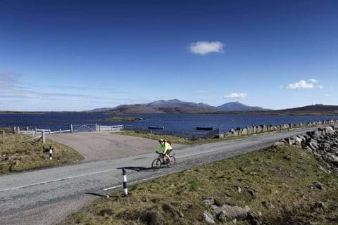 Cycling Along The Hebridean Way a 184 mile on-road route.