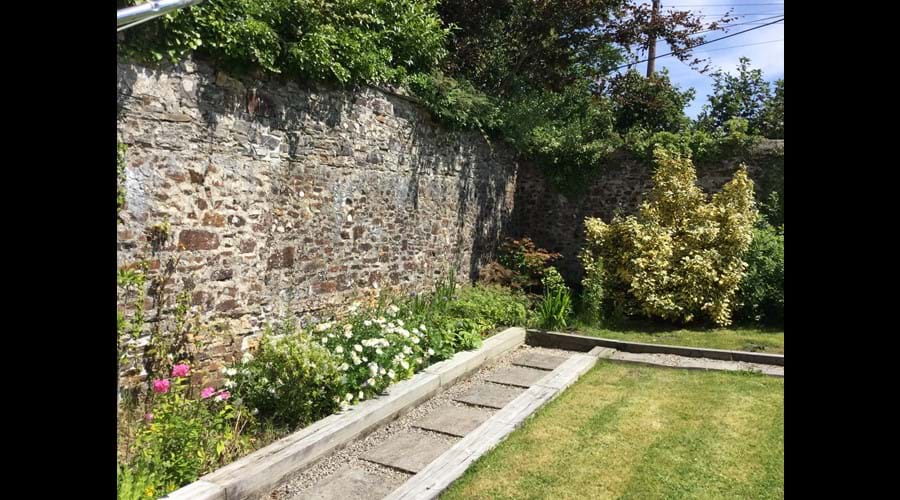 East facing walled garden