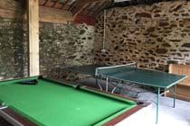 Games room with pool table and table tennis