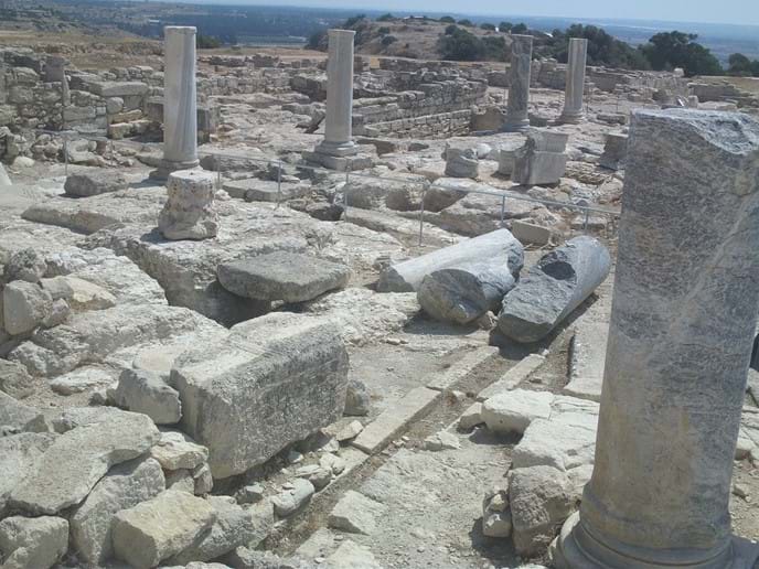 Ancient ruins of Kourion 20 minutes from Pissouri.