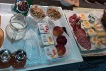 Breakfast for 3 people, both trays included in price per person