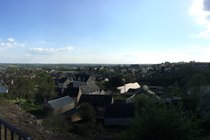 View over Villaines-la Juhel from Don Jon
