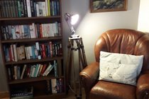 Reading corner for book swap