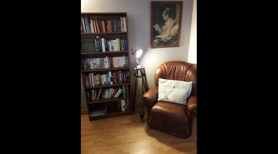 Reading corner for book swap