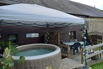 Rear Terrace and Spa