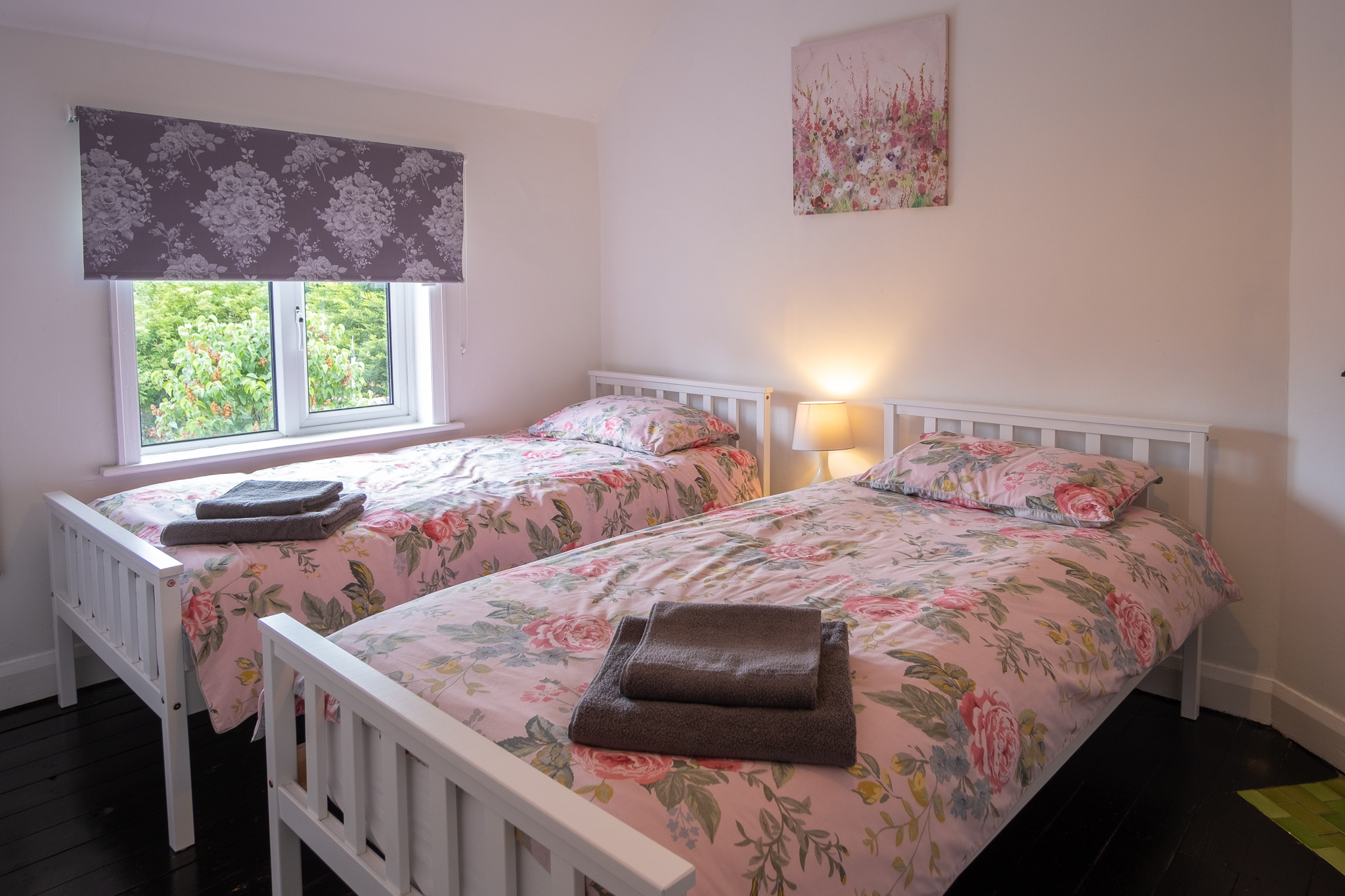 The second bedroom overlooks the rear garden