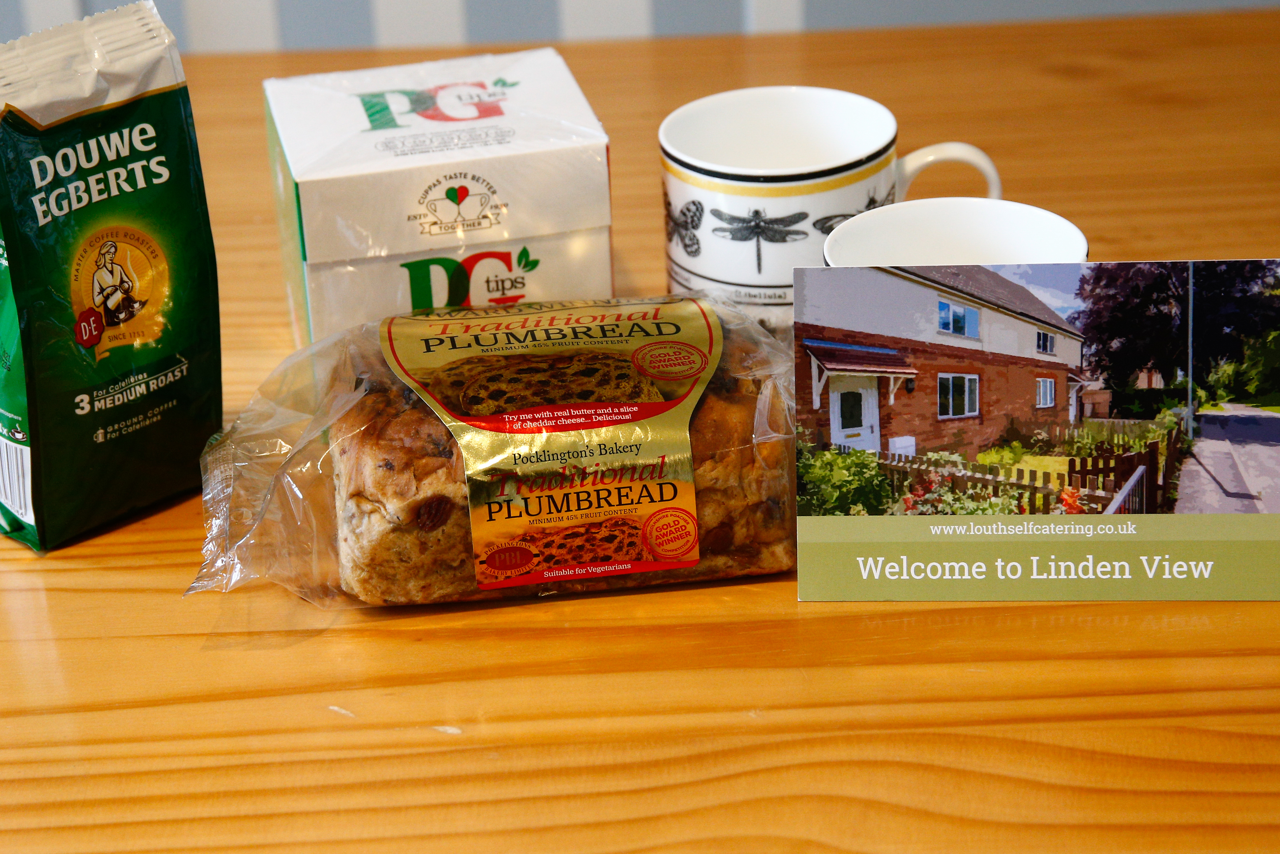 We provide tea, coffee and milk for guests