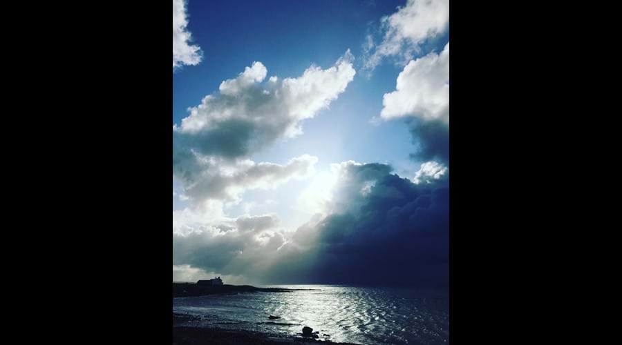 Storm approaching, Seaweed Corner, Gansey