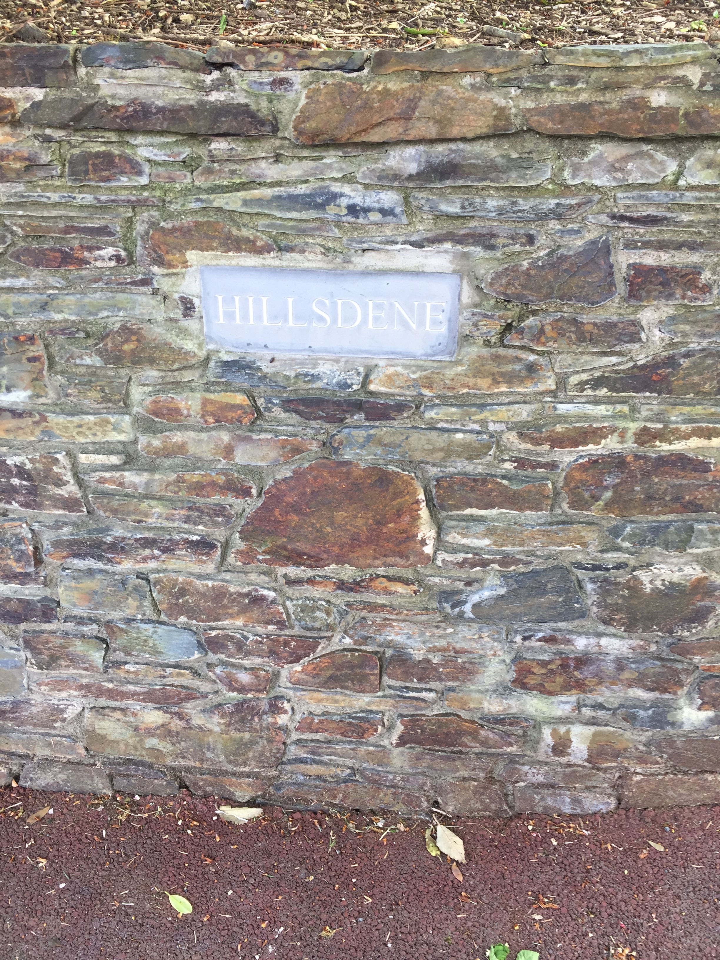 Look out for the house name, Hillsdene, when arriving at Bishop