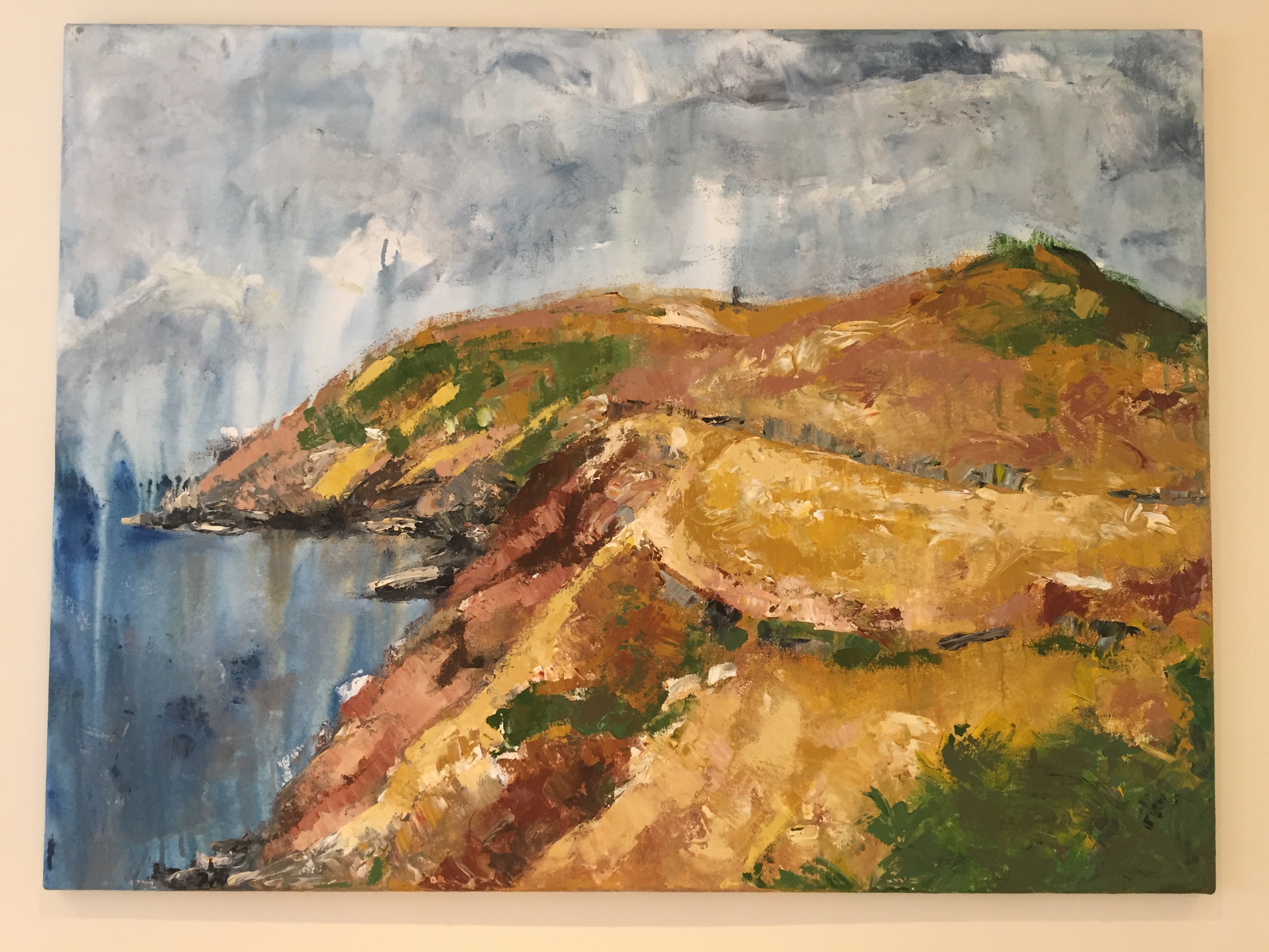 Original artwork by Gaby Henrard, view towards Corrin