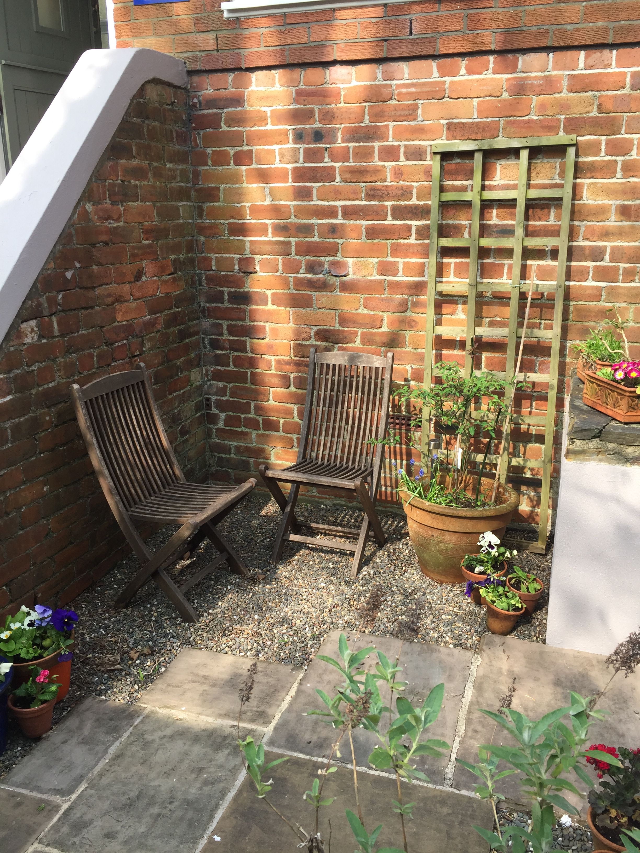 Private outdoor seating 