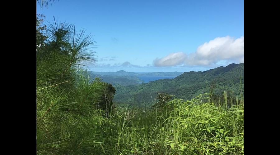 View of Savusavu Bay from the mountains.