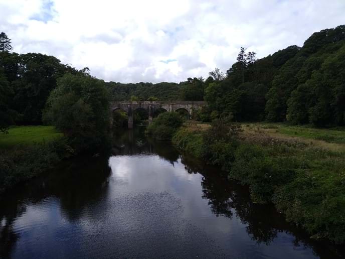 The Old Aquaduct viewed from the Tarka Trail
