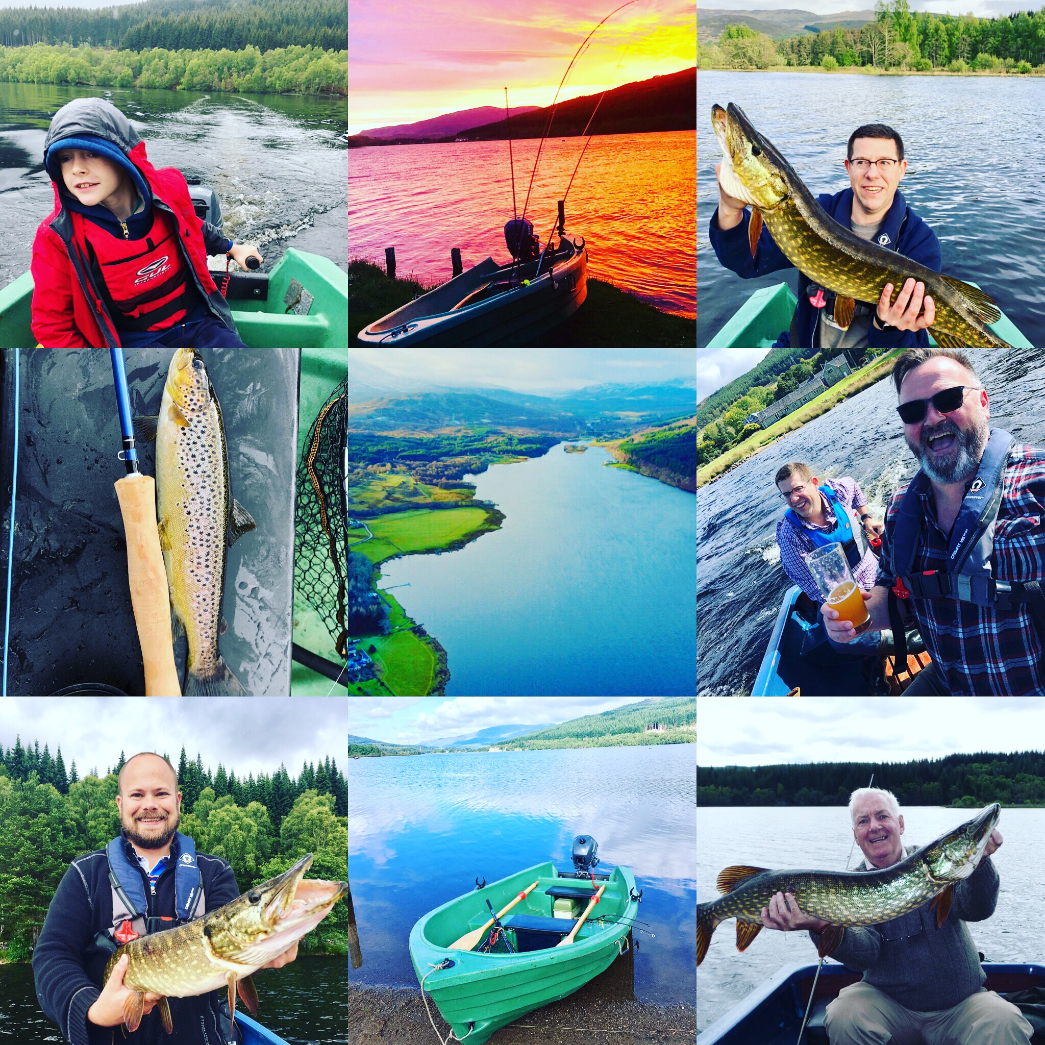 Fishing on Loch Tummel for pike and wild brown trout. - The Stable Loft ...