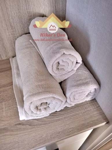 Towels provided