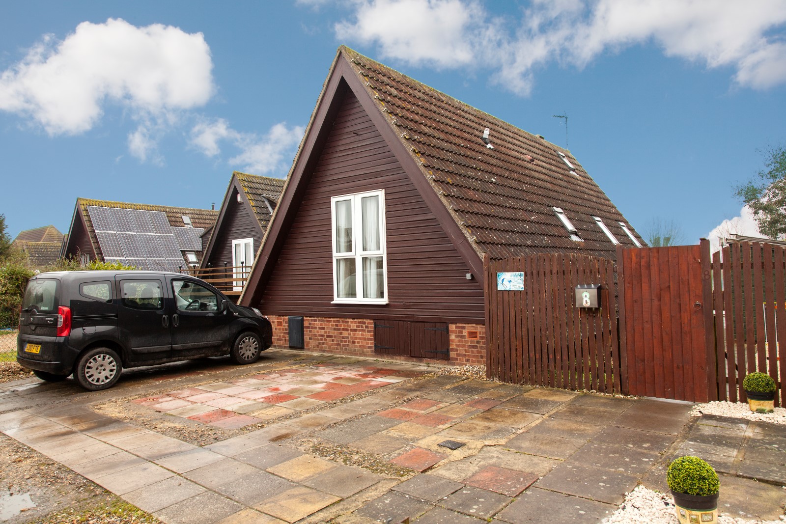 Spacious car parking area