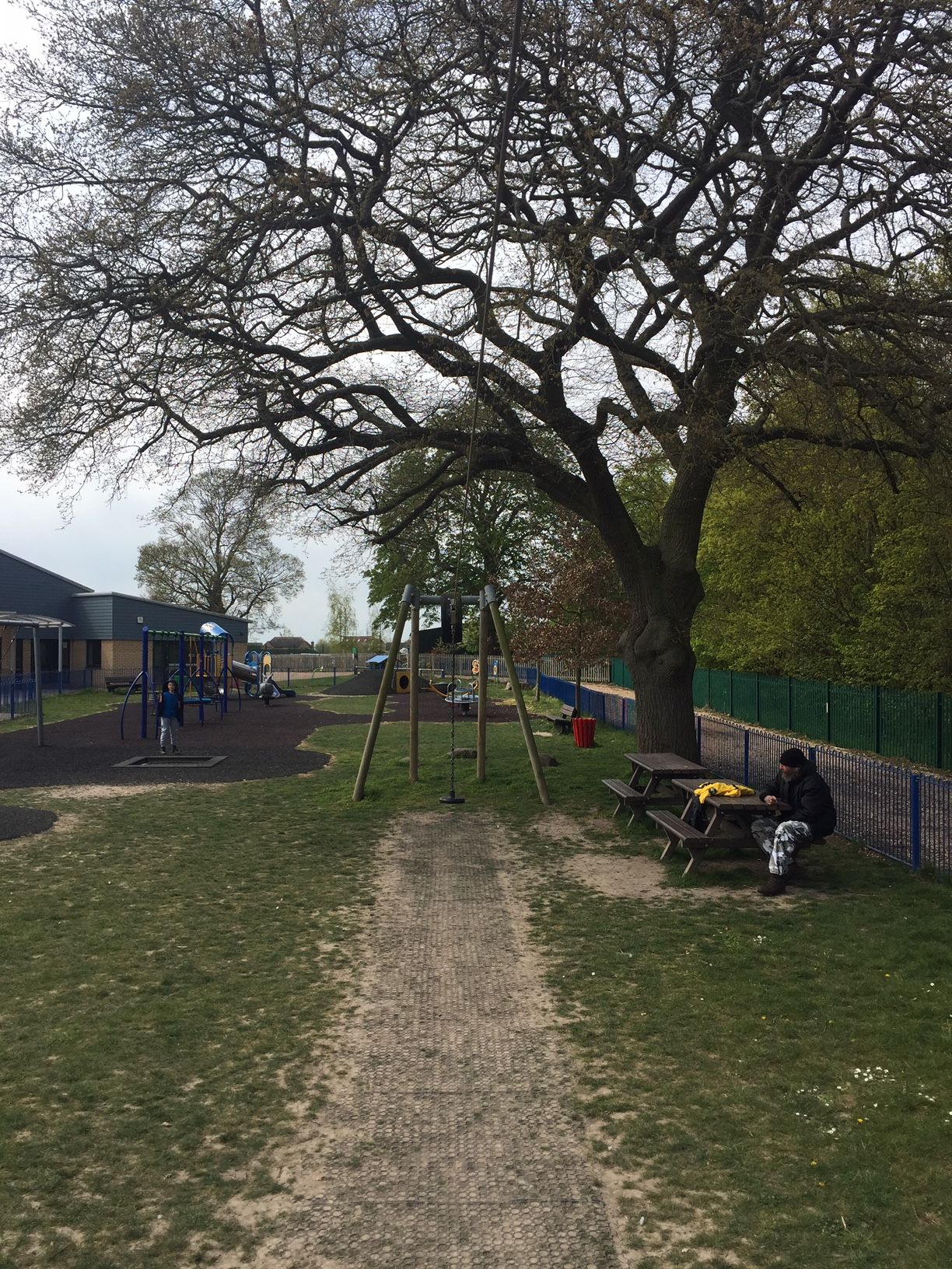 ZIPWIRE in Beeches play park