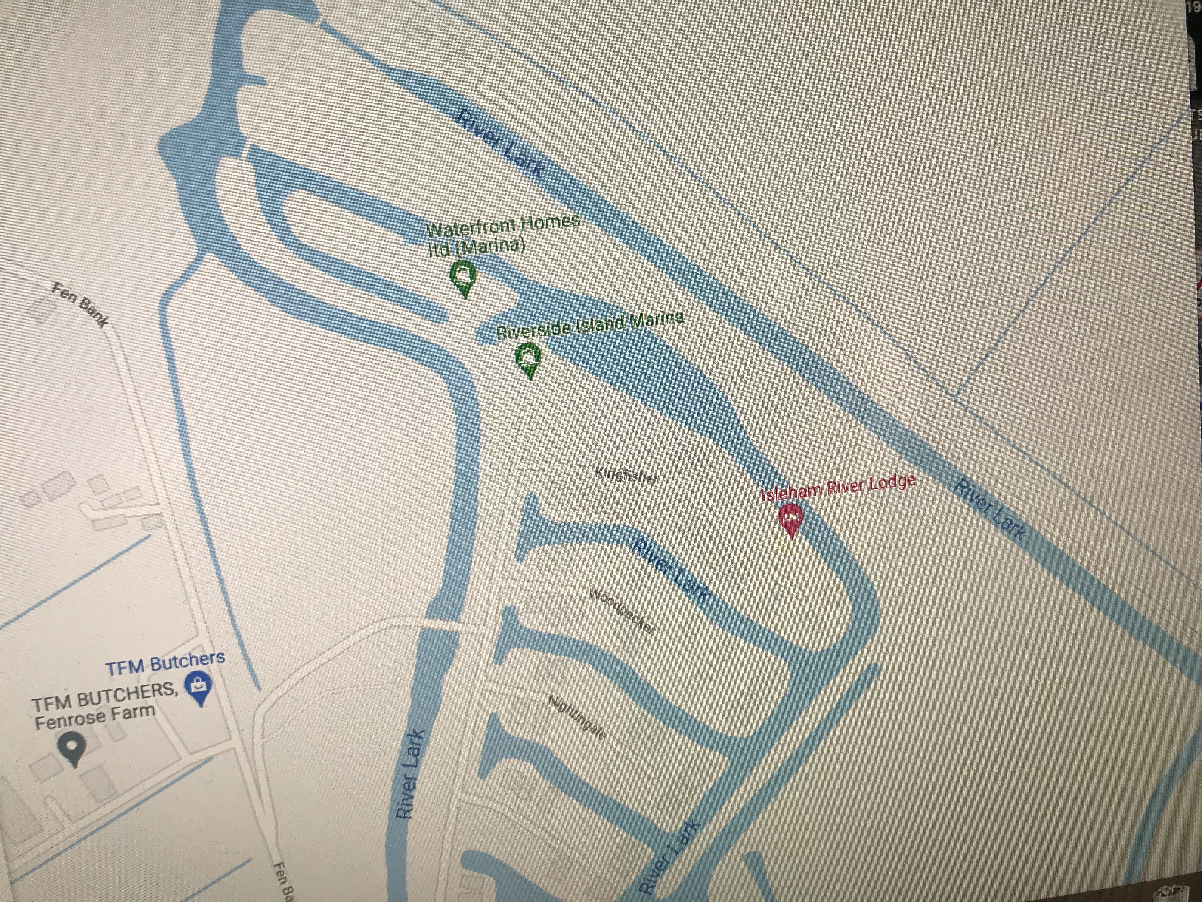 LOCATION LISTED AS ISLEHAM RIVER LODGE