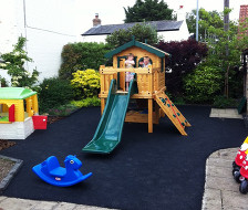 Play area in pub garden of Rising sun