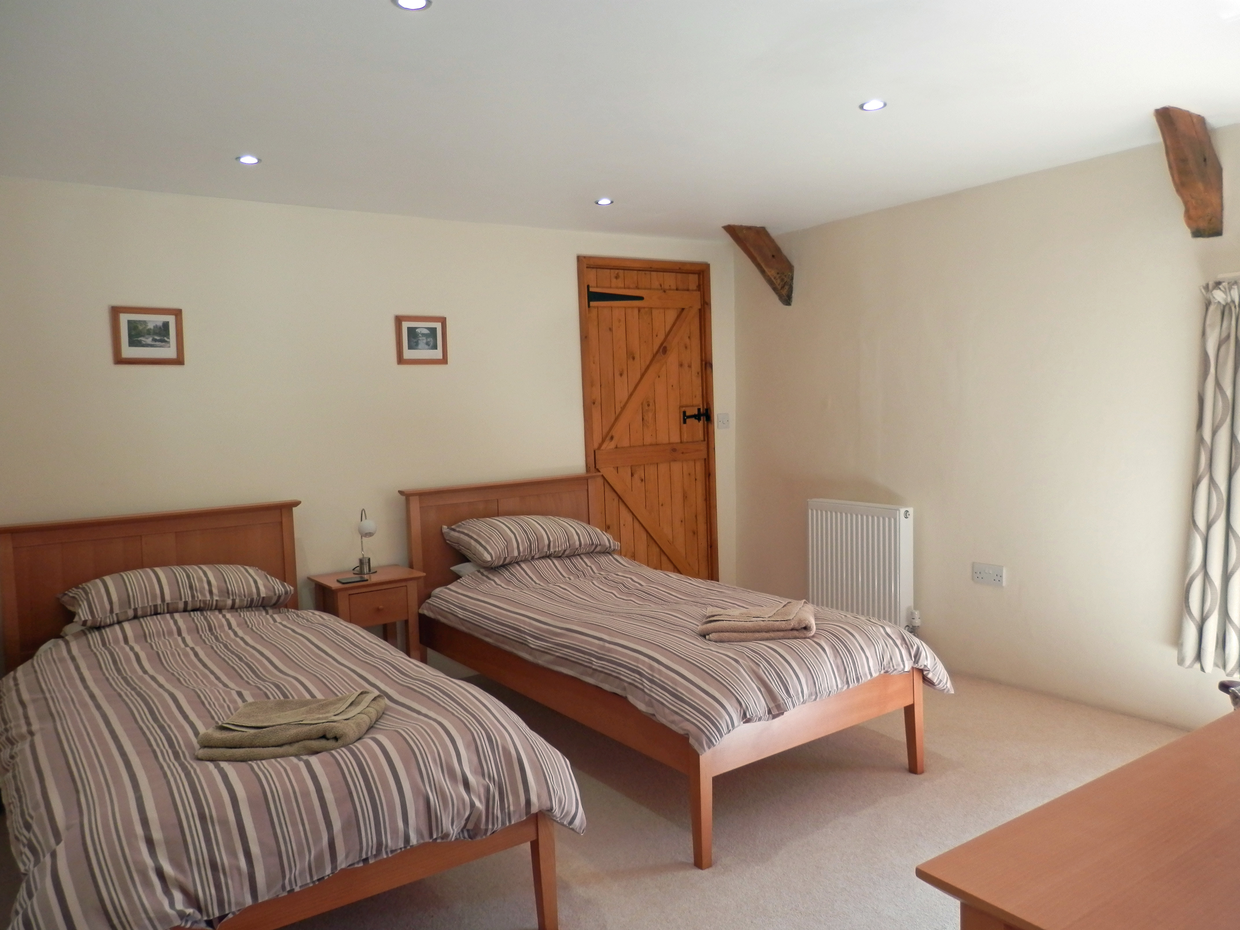 Bedroom 2 from door to west staircase
