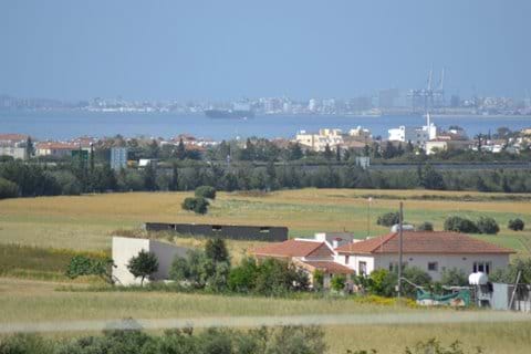 Balcony view over Larnaca bay