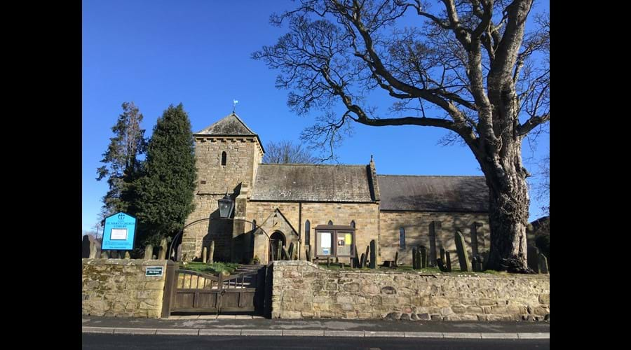 Lesbury village church