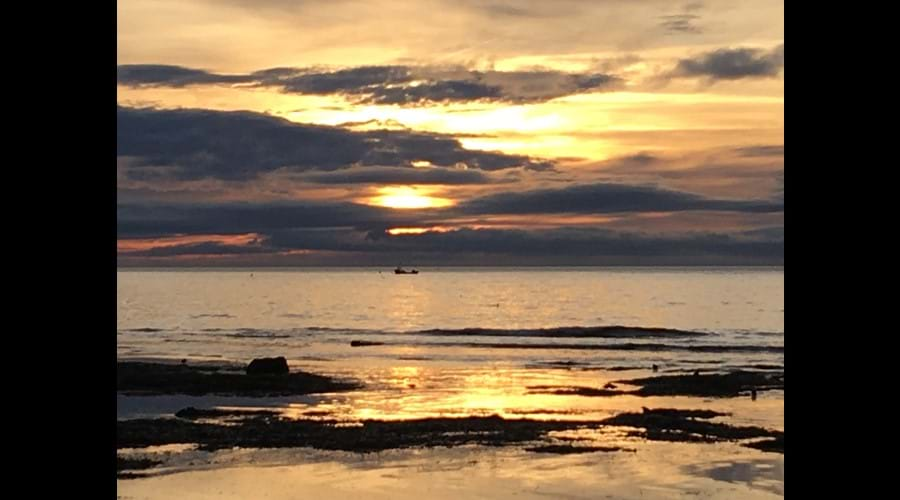 Winter sunrise at Seaton Point