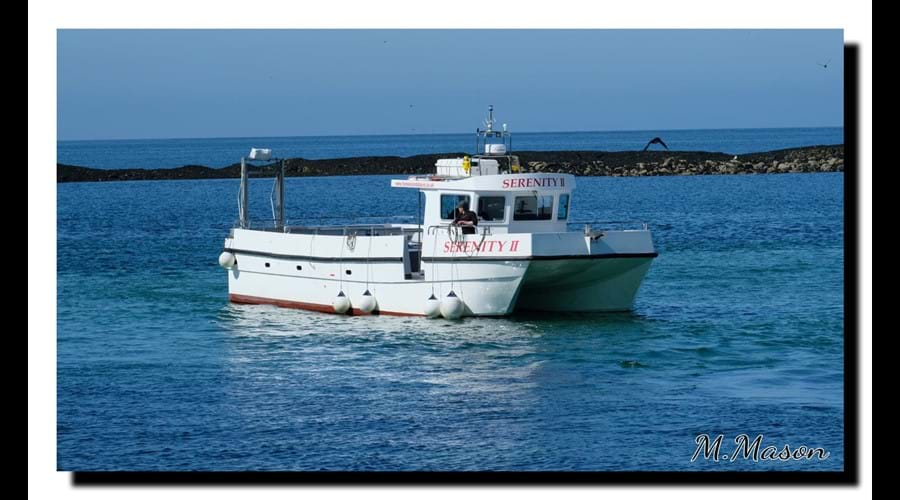 Fishing catamaran, Boulmer