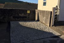 Allocated private parking space