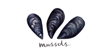 Logo - Mussels, Helford Passage