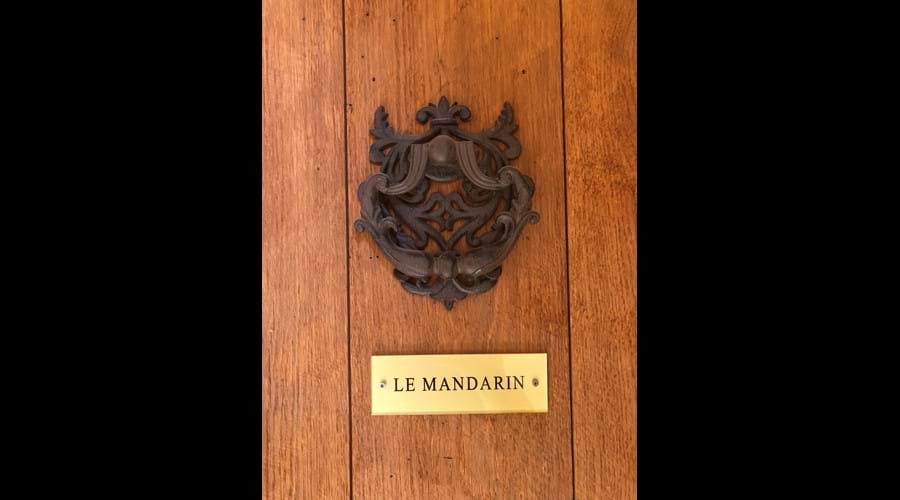 "Le Mandarin" apartment door